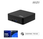 MSI Cubi NUC AI+ 3MG-002EU Copilot+ PC Intel Core Ultra 9 386H 32 GB DDR5-SDRAM 1 TB SSD Windows 11 Pro Mini PC Nero