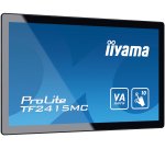 iiyama ProLite TF2415MC-B2 écran plat de PC 60,5 cm (23.8") 1920 x 1080 pixels Full HD LED Écran tactile Multi-utilisateur Noir
