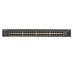 NETGEAR GS348PP Non-géré Gigabit Ethernet (10/100/1000) Connexion Ethernet, supportant l'alimentation via ce port (PoE) Noir