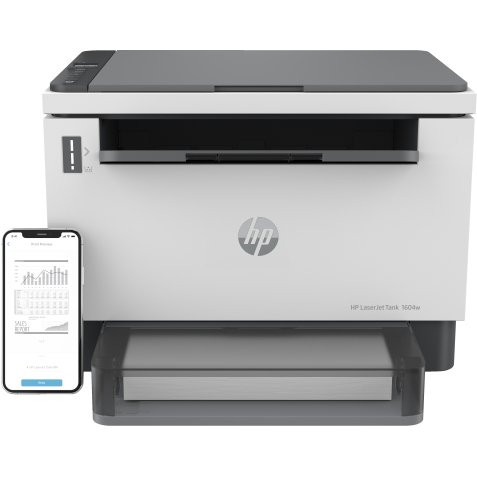 HP LaserJet Impresora multifunción Tank 1604w