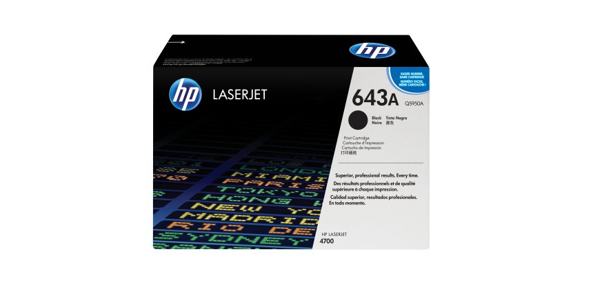 HP 643A toner LaserJet noir authentique