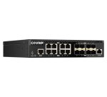 QNAP QSW-M3216R-8S8T commutateur réseau Géré L2/L3 10G Ethernet (100/1000/10000) 1U Noir