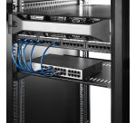 StarTech.com Lot de 2 Étagère 1U pour Rack Serveur, Étagère Cantilever Universelle Ventilée pour Montage en Rack, pour Rack/Armoire 19", Acier Robuste, Capacité de 20kg, Plateau de 40cm de Profondeur
