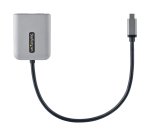 StarTech.com USB-C-zu-Dual-HDMI-Adapter, USB-C-Multi-Monitor-Hub MST, Dual 4K 60Hz HDMI-Bildschirm für Laptop-Extender/Splitter, HDR, extra langes integriertes Kabel - Nur Windows