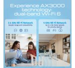 Keenetic Hero 5G (KN-4110) Modem-routeur 5G Wi-Fi 6 maillé AX3000 avec 2 ports pour carte SIM, un commutateur intelligent 1×2.5G et 4×1G, ports USB 3.0 et 2.0 multifonctions