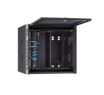 StarTech.com Armadio Rack 19" 12U a Muro - Server Rack 19 pollici a 4 montanti con cerniere - Rack Dati Ventilato con Ripiano 1U e Pannelli Laterali Rimovibili per apparecchiature dati/AV/elettroniche/informatiche