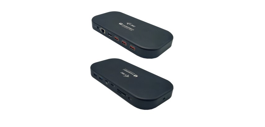i-tec Thunderbolt 3/USB-C Dual 4K Docking Station + USB-C to DisplayPort Cable (1,5 m) + Power Delivery 60W