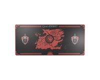 Lexip HBO Game of Thrones - Targaryen Edition Tapis de souris de jeu Noir, Rouge