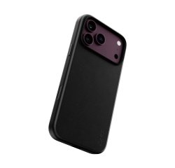 PanzerGlass CARE™ by ® Solo Vegan Leather Case Black w. MagSafe iPhone 18 Pro Max | 17 Pro Max mobiele telefoon behuizingen Hoes Zwart