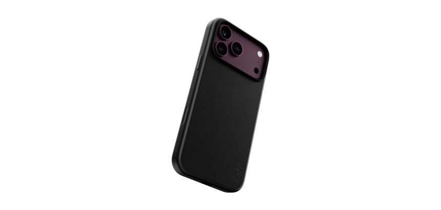 PanzerGlass CARE™ by ® Solo Vegan Leather Case Black w. MagSafe iPhone 18 Pro Max | 17 Pro Max protective phone case Black Cover