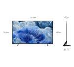 Samsung QLED AI TV 55" QE55Q8FAAUXZT 4K, Processore Q4 AI, 4K Upscaling, Color Booster Pro, OTS Lite, Air Slim Design, Vision AI Smart TV, 2025