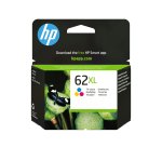 HP 62XL cartouche d'encre trois couleurs grande capacité authentique