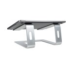 StarTech.com Supporto per PC Portatile da Scrivania in Alluminio/Argento supporta fino a 5 kg, Rialzo Ergonomico per Laptop, Supporto Portatile per Notebook Macbook Air/Pro, Dell XPS, Lenovo