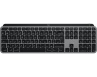 Logitech Master MX Keys S for Mac clavier Bureau RF sans fil + Bluetooth AZERTY Français Aluminium, Noir