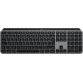 Logitech MX Keys S for Mac clavier Bureau RF sans fil + Bluetooth AZERTY Français Aluminium, Noir