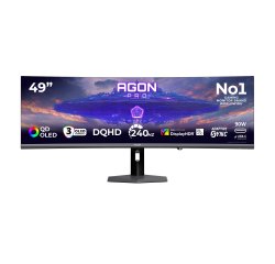 AOC AGP497UCZD/96 écran plat de PC 124,2 cm (48.9") 5120 x 1440 pixels Gris