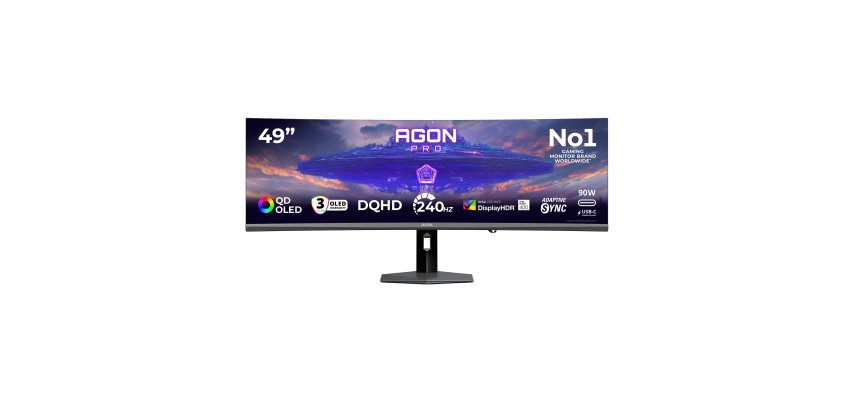 AOC AGP497UCZD/96 écran plat de PC 124,2 cm (48.9") 5120 x 1440 pixels Gris