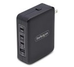 StarTech.com Chargeur Mural USB-C 140W, 3x USB-C/1x USB-A, Adaptateur d'Alimentation Power Delivery 3.1 International GaN pour MacBook/Dell XPS/Inspiron