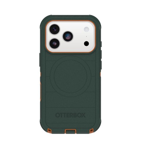 OtterBox Defender Pro MagSafe Camera Control Apple iPhone 17 Pro Coopersmith - green