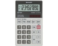 Sharp EL-W211G calculator Pocket Financial Grey