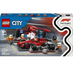 LEGO City F1® Pit Stop & Pit Crew with Ferrari Car