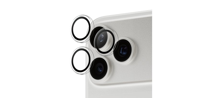 PanzerGlass ® Hoops® Camera Lens Protector Transparent iPhone 17 Pro | iPhone 17 Pro Max | iPhone 16 Pro | 16 Pro Max Protector de pantalla Apple 1 pieza(s)