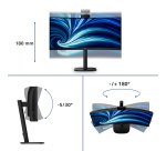 Philips 3000 series 34B2U3600CH/00 écran plat de PC 86,4 cm (34") 3440 x 1440 pixels Wide Quad HD LCD Noir