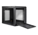 StarTech.com Armoire Réseau Murale 9U à 2 Montants avec Étagère 1U, Baie Serveur Murale 19" pour Données/Réseau/AV/Électronique/Équipement IT, Petite Armoire Rack Ventilée