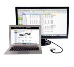 StarTech.com Adaptateur audio / vidéo de voyage - Convertisseur 2-en-1 Mini DisplayPort vers HDMI ou VGA - Blanc