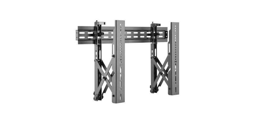 AISENS Soporte para Videowall Nivelable y Función Pop-Out para TV 45Kg de 37-70, Negro