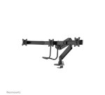 Neomounts NM-D775DX3BLACK Monitor arm 17-27" - gas spring - Topfix - 180°-stop