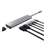 Trust 25661 hub & concentrateur USB Type-C Aluminium