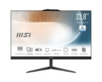 MSI Modern AM242 12M-638IT Intel® Core™ i5 i5-1235U 60.5 cm (23.8") 1920 x 1080 pixels All-in-One PC 8 GB DDR4-SDRAM 512 GB SSD Windows 11 Pro Wi-Fi 6 (802.11ax) Black
