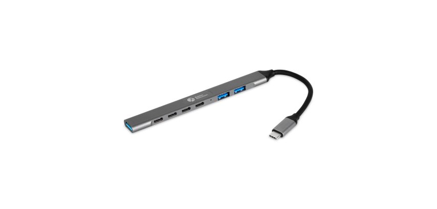 BakkerElkhuizen USB-C Hub 7-in-1 (3A+4C)