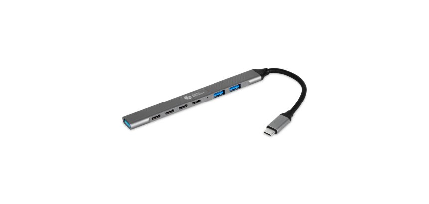 BakkerElkhuizen USB-C Hub 7-in-1 (3A+4C)