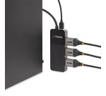 Adaptador de 3 Puertos Multimonitor - Divisor Splitter de Vídeo DisplayPort 1.4 a 3 Salidas DisplayPort 