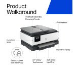 HP OfficeJet Pro 8125e Wireless All-in-One Color Printer, Instant Ink; Two-sided printing