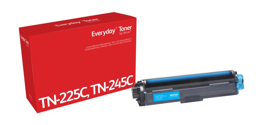 Toner Cyan Everyday™ de Xerox compatible avec Brother TN225C/ TN245C, Grande capacité
