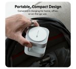 Targus HJ3320WHGL mobile device charger Headphones, Smartphone, Smartwatch White USB Wireless charging Fast charging Indoor