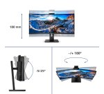 Philips P Line 346P1CRH/00 écran plat de PC 86,4 cm (34") 3440 x 1440 pixels UltraWide Quad HD LED Noir