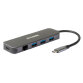 D-Link DUB-2334 base para portátil y replicador de puertos Alámbrico USB Tipo C Gris