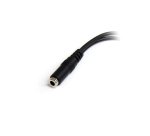StarTech.com Adattatore splitter cuffie a 4 pin da 3,5 mm a 2x 3,5 mm a 3 pin - F/M