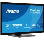 iiyama ProLite T2438MSC-B2 computer monitor 60,5 cm (23.8") 1920 x 1080 Pixels Full HD LED Touchscreen Zwart