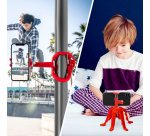 Celly Squiddy Max treppiede Smartphone/fotocamera di azione 6 gamba/gambe Rosso