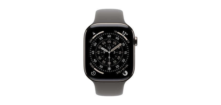 Apple MXLY3ZM/A accessoire intelligent à porter sur soi Bande Gris Fluoroélastomère