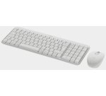Logitech MK250 Compact Bluetooth Wireless Combo teclado Ratón incluido Universal RF Wireless + Bluetooth QWERTY Español Blanco