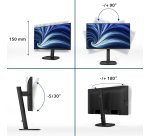 Philips 3000 series 24B2U3301/00 écran plat de PC 60,5 cm (23.8") 1920 x 1080 pixels Full HD LCD Noir