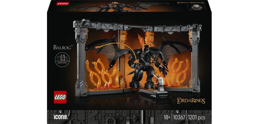 LEGO ICONS The Lord of the Rings: BalrogTM Book Nook