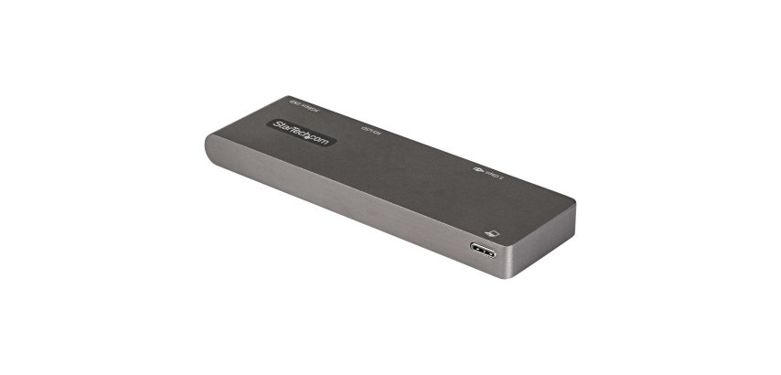 StarTech.com Adattatore Multiporta USB C a HDMI 4K per MacBook Pro/Air - USB Type-C, 100W Power Delivery Pass-through, slot SD/MicroSD, hub USB 3.0 a 2 porte - Mini Dock USB-C portatile
