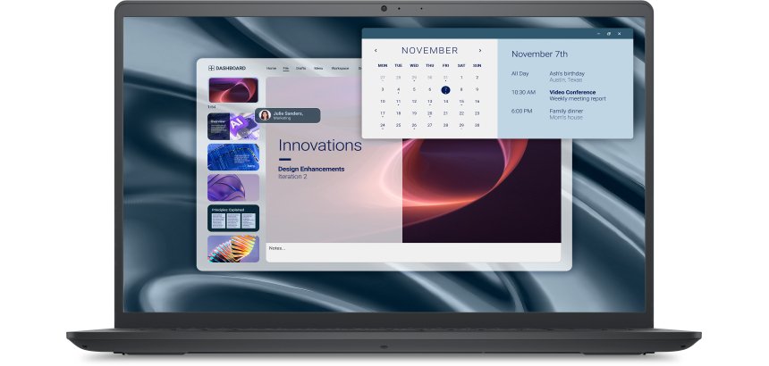 DELL Pro 15 Essential PV15255 AMD Ryzen™ 3 7320U Ordinateur portable 39,6 cm (15.6") Full HD 8 Go LPDDR5-SDRAM 512 Go SSD Wi-Fi 5 (802.11ac) Windows 11 Home Français Noir